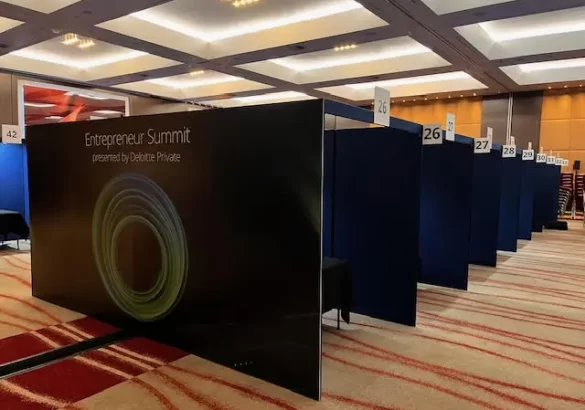 Deloitte meeting booths